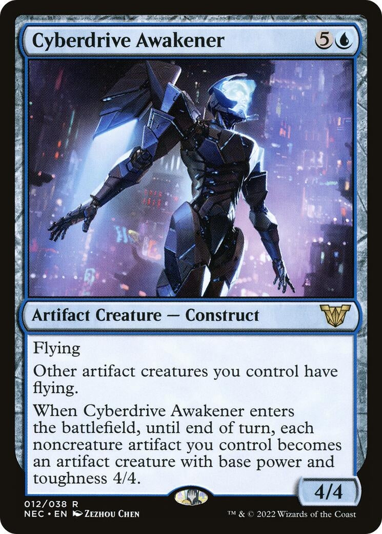 Image for Cyberdrive Awakener (12) (Kamigawa: Neon Dynasty) - Magic: The Gathering