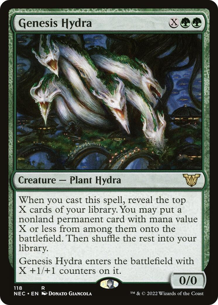 Image for Genesis Hydra (118) (Kamigawa: Neon Dynasty) - Magic: The Gathering