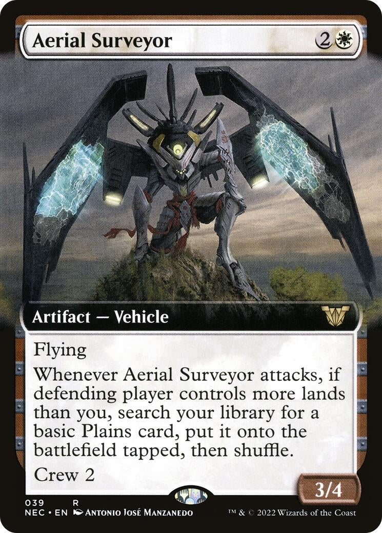 Image for Aerial Surveyor (Extended Art) (39) (Kamigawa: Neon Dynasty) - Magic: The Gathering
