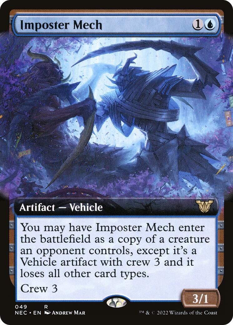 Image for Imposter Mech (Extended Art) (49) (Kamigawa: Neon Dynasty) - Magic: The Gathering