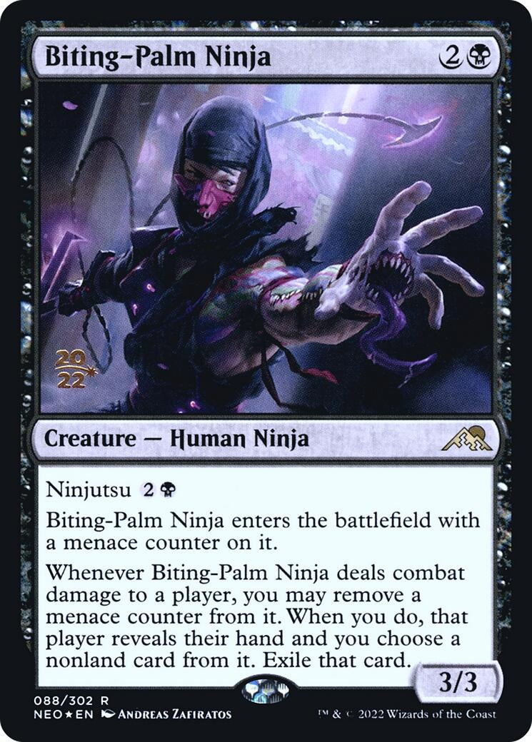 Image for Biting-Palm Ninja (88) (Prerelease Cards) - Magic: The Gathering