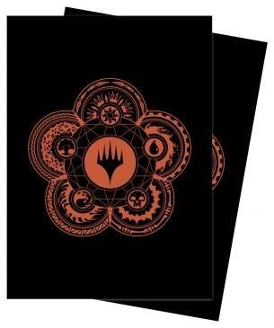 Image for Mana 7: Color Wheel Standard Deck Protector sleeves for Magic (100-Pack) - Card Sleeves