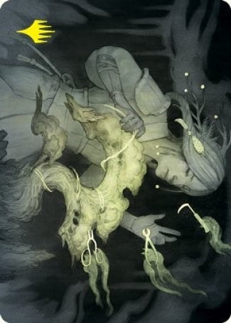 Image for Careful Cultivation Art Card (Gold-Stamped Signature) (21) (Kamigawa: Neon Dynasty) - Magic: The Gathering