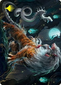 Image for Gloomshrieker Art Card (Gold-Stamped Signature) (28) (Kamigawa: Neon Dynasty) - Magic: The Gathering