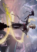 Naomi, Pillar of Order Art Card (Gold-Stamped Signature) (35) (Kamigawa: Neon Dynasty)