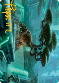 Image for Forest (292) Art Card (Gold-Stamped Signature) (44) (Kamigawa: Neon Dynasty) - Magic: The Gathering