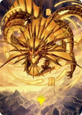 Image for Ao, the Dawn Sky Art Card (46/81) (Gold-Stamped Signature) (46) (Kamigawa: Neon Dynasty) - Magic: The Gathering