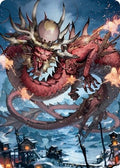 Image for Atsushi, the Blazing Sky Art Card (61/81) (61) (Kamigawa: Neon Dynasty) - Magic: The Gathering
