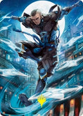 Image for Kaito Shizuki Art Card (70/81) (Gold-Stamped Signature) (70) (Kamigawa: Neon Dynasty) - Magic: The Gathering