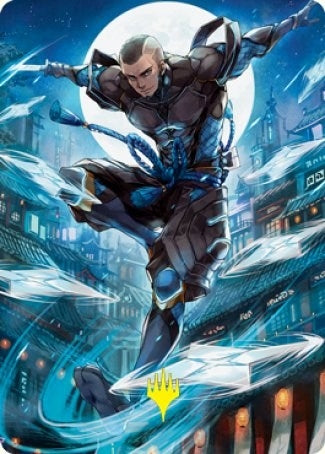 Image for Kaito Shizuki Art Card (70/81) (Gold-Stamped Signature) (70) (Kamigawa: Neon Dynasty) - Magic: The Gathering