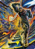 Image for Kaito Shizuki Art Card (71/81) (Gold-Stamped Signature) (71) (Kamigawa: Neon Dynasty) - Magic: The Gathering