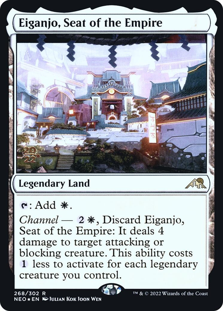 Image for Eiganjo, Seat of the Empire (268) (Prerelease Cards) - Magic: The Gathering
