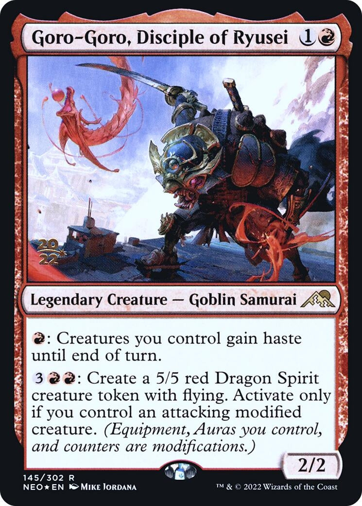 Image for Goro-Goro, Disciple of Ryusei (145) (Prerelease Cards) - Magic: The Gathering