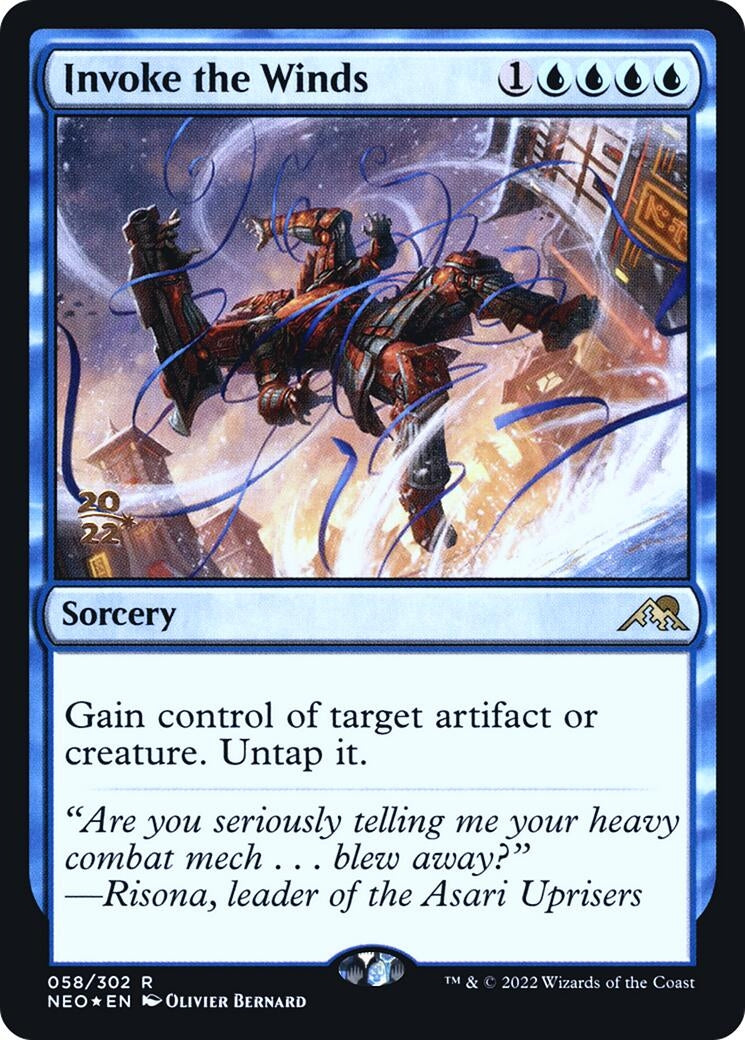 Image for Invoke the Winds (58) (Prerelease Cards) - Magic: The Gathering