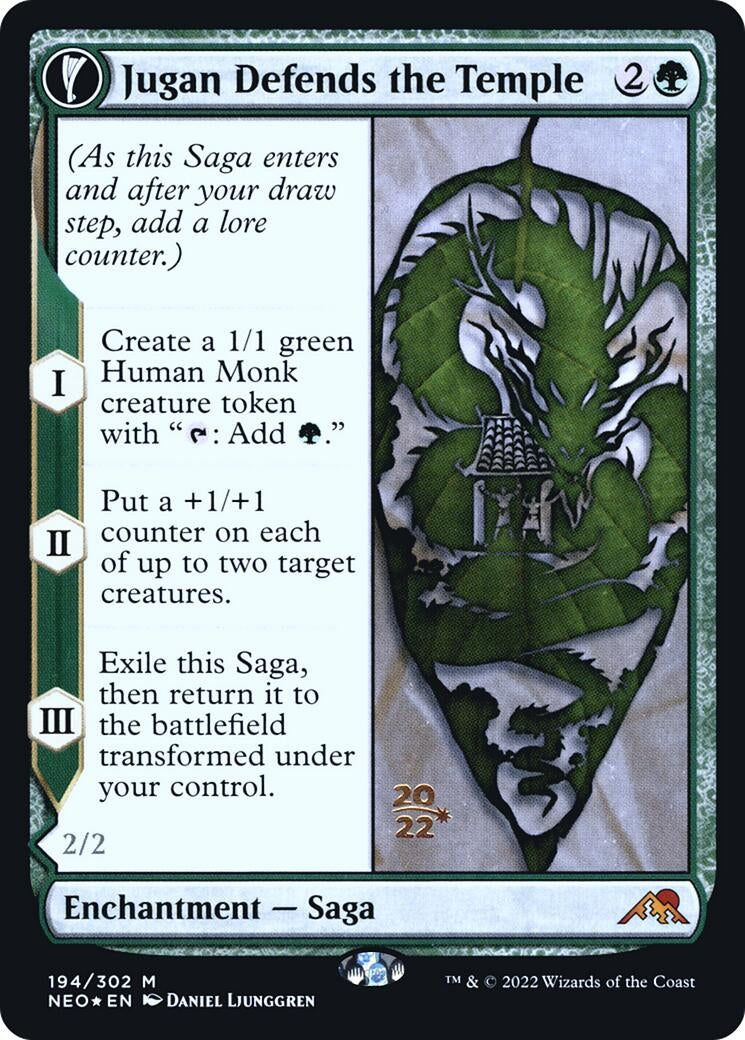 Image for Jugan Defends the Temple (194) (Prerelease Cards) - Magic: The Gathering