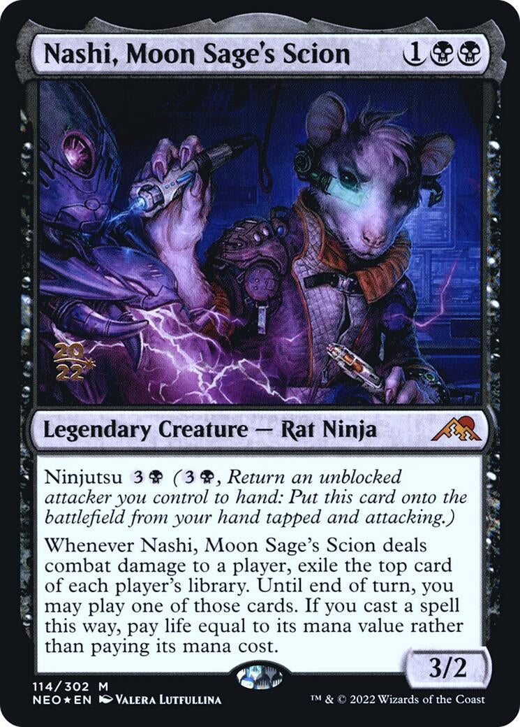 Image for Nashi, Moon Sage's Scion (114) (Prerelease Cards) - Magic: The Gathering