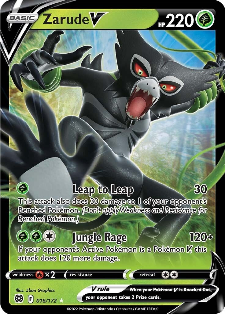 Image for Zarude V (016/172) (SWSH09) - Pokemon