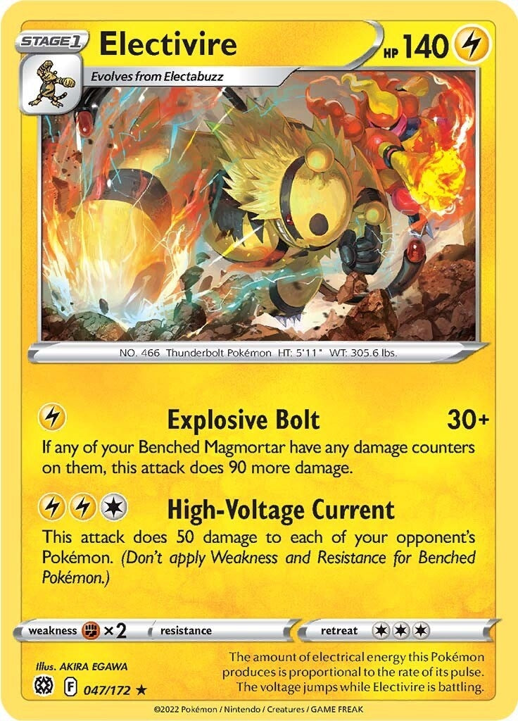 Image for Electivire (047/172) (SWSH09) - Pokemon