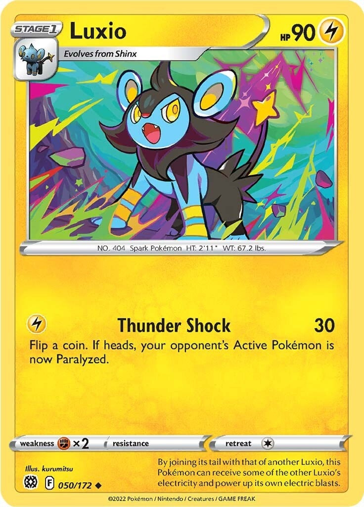 Image for Luxio (050/172) (SWSH09) - Pokemon