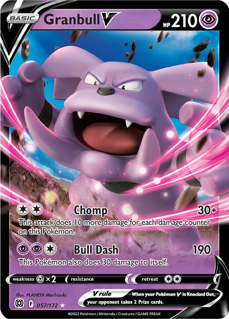 Image for Granbull V (057/172) (SWSH09) - Pokemon