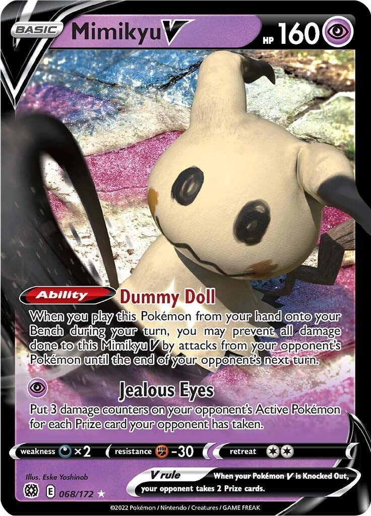Image for Mimikyu V (068/172) (SWSH09) - Pokemon