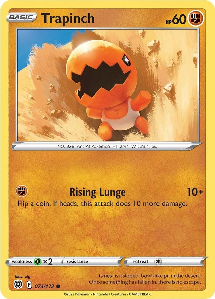 Image for Trapinch (074/172) (SWSH09) - Pokemon