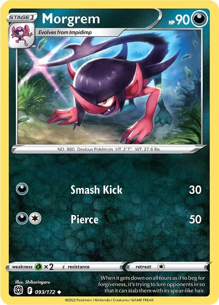 Image for Morgrem (093/172) (SWSH09) - Pokemon