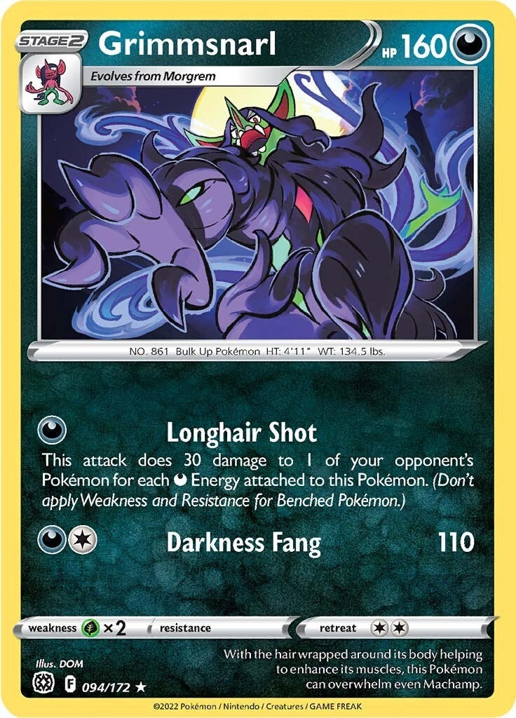 Image for Grimmsnarl (094/172) (SWSH09) - Pokemon
