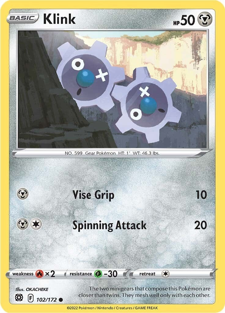 Image for Klink (102/172) (SWSH09) - Pokemon