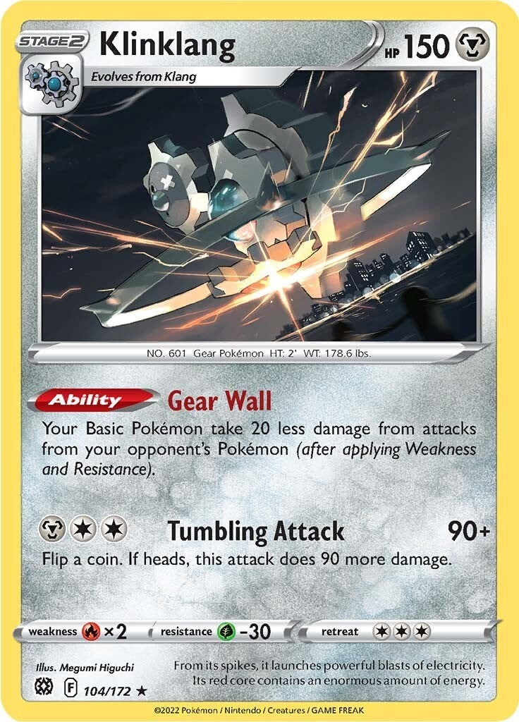 Image for Klinklang (104/172) (SWSH09) - Pokemon