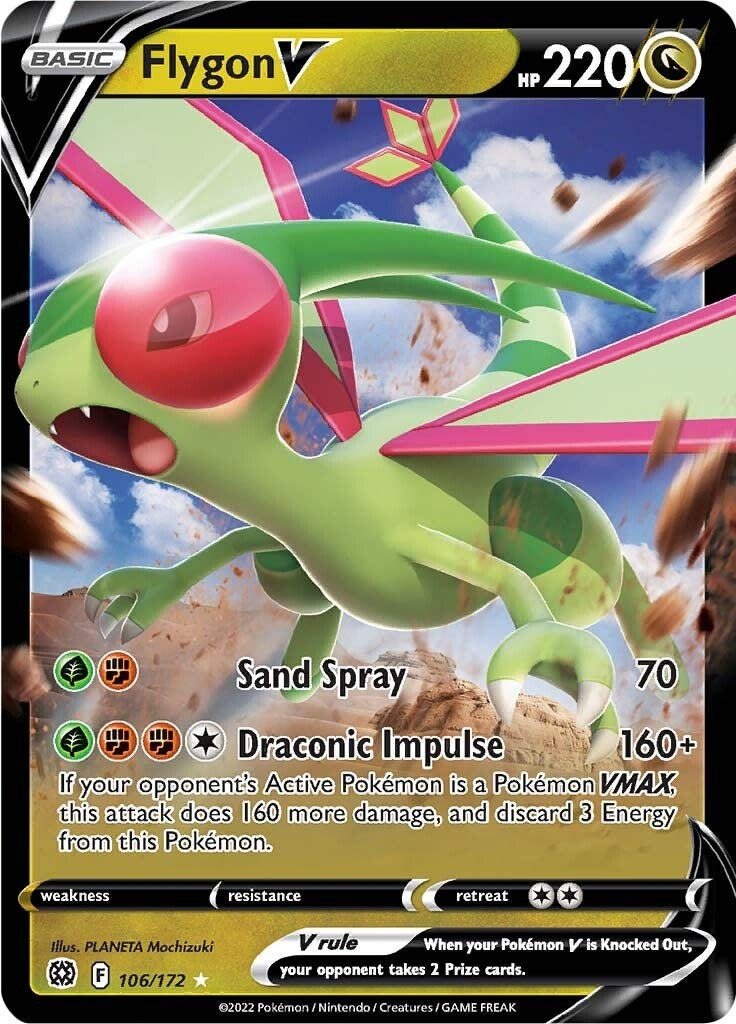 Image for Flygon V (106/172) (SWSH09) - Pokemon