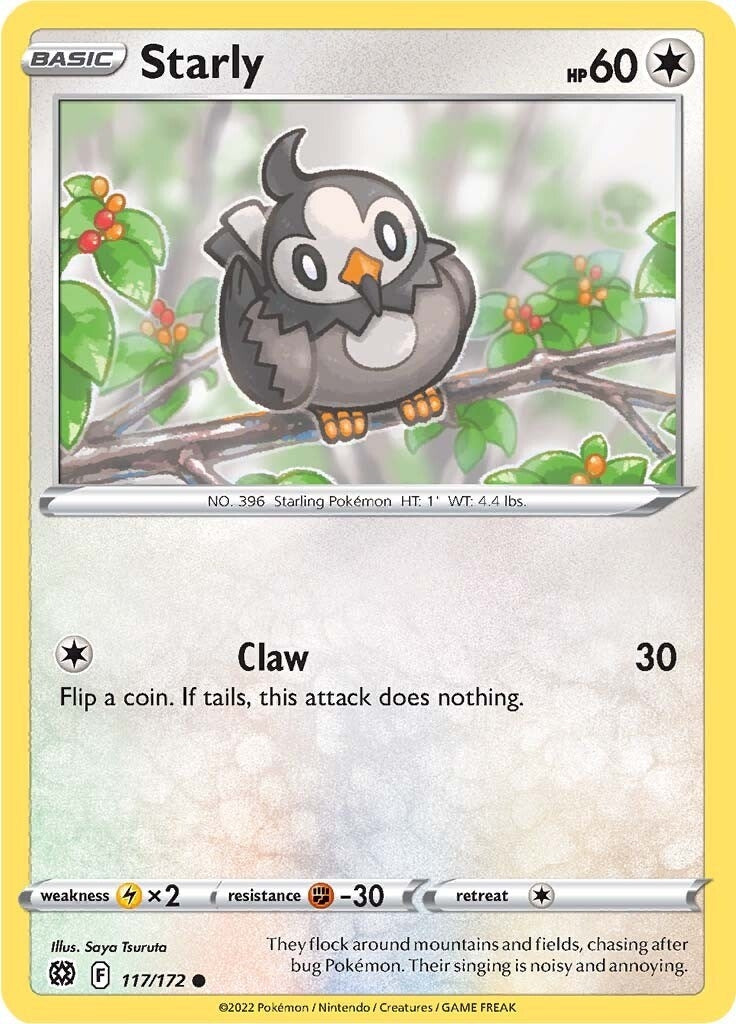 Image for Starly (117/172) (SWSH09) - Pokemon