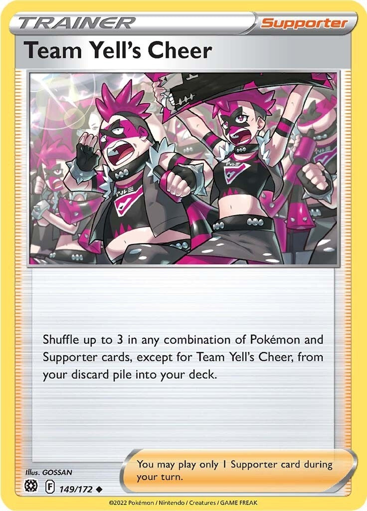 Image for Team Yell's Cheer (149/172) (SWSH09) - Pokemon