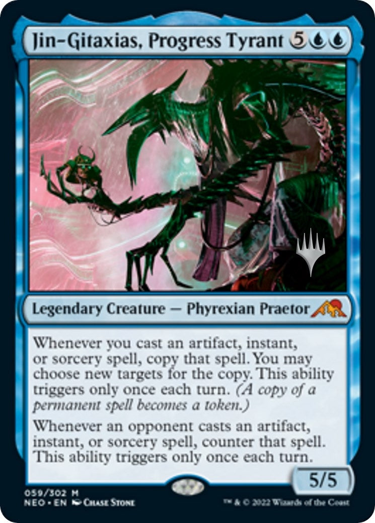 Image for Jin-Gitaxias, Progress Tyrant (59) (Kamigawa: Neon Dynasty) - Magic: The Gathering