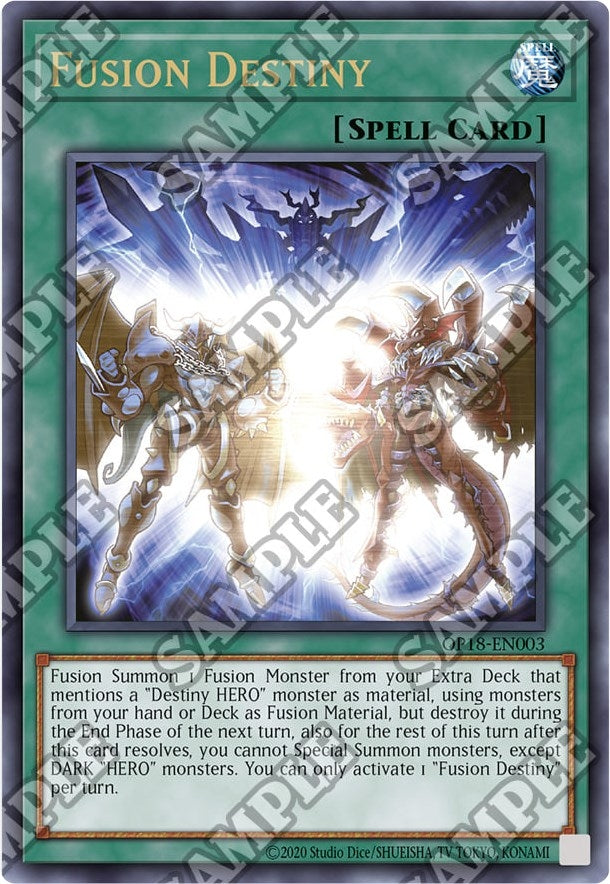 Image for Fusion Destiny (UTR) (OP18-EN003) (OP18) - YuGiOh