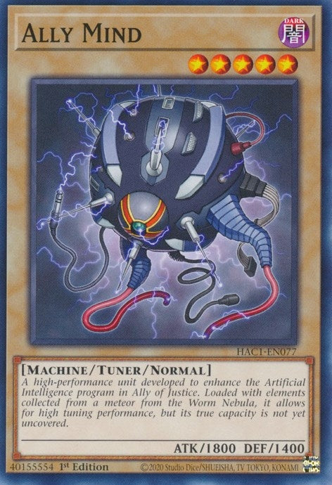 Image for Ally Mind (HAC1-EN077) (HAC1) - YuGiOh