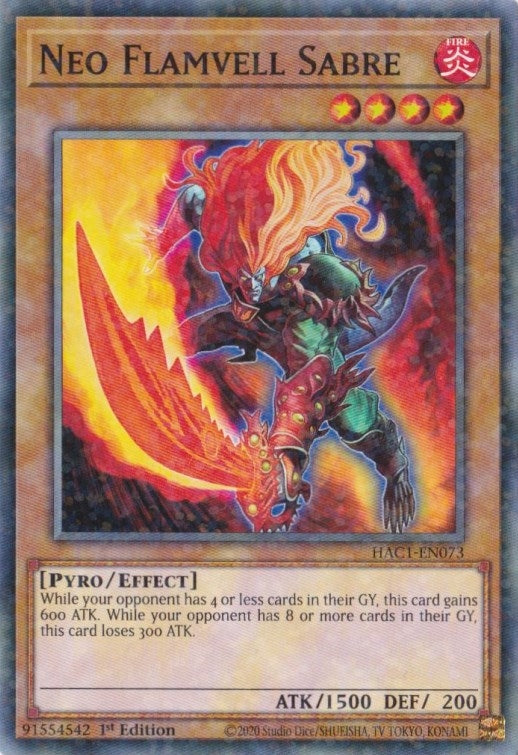 Neo Flamvell Sabre (Duel Terminal) (HAC1-EN073) (HAC1)