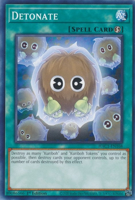 Image for Detonate (HAC1-EN168) (HAC1) - YuGiOh
