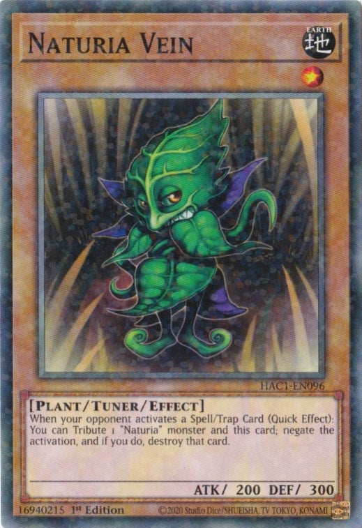 Naturia Vein (Duel Terminal) (HAC1-EN096) (HAC1)