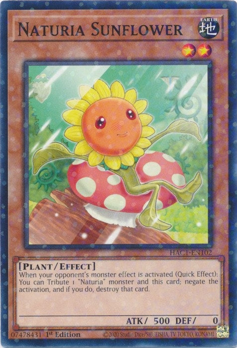 Naturia Sunflower (Duel Terminal) (HAC1-EN102) (HAC1)