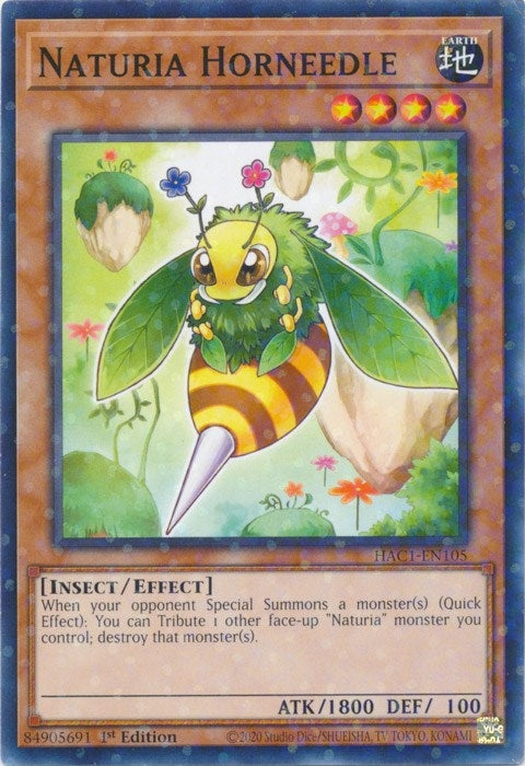 Naturia Horneedle (Duel Terminal) (HAC1-EN105) (HAC1)