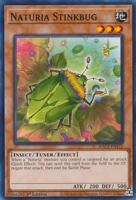 Image for Naturia Stinkbug (HAC1-EN112) (HAC1) - YuGiOh