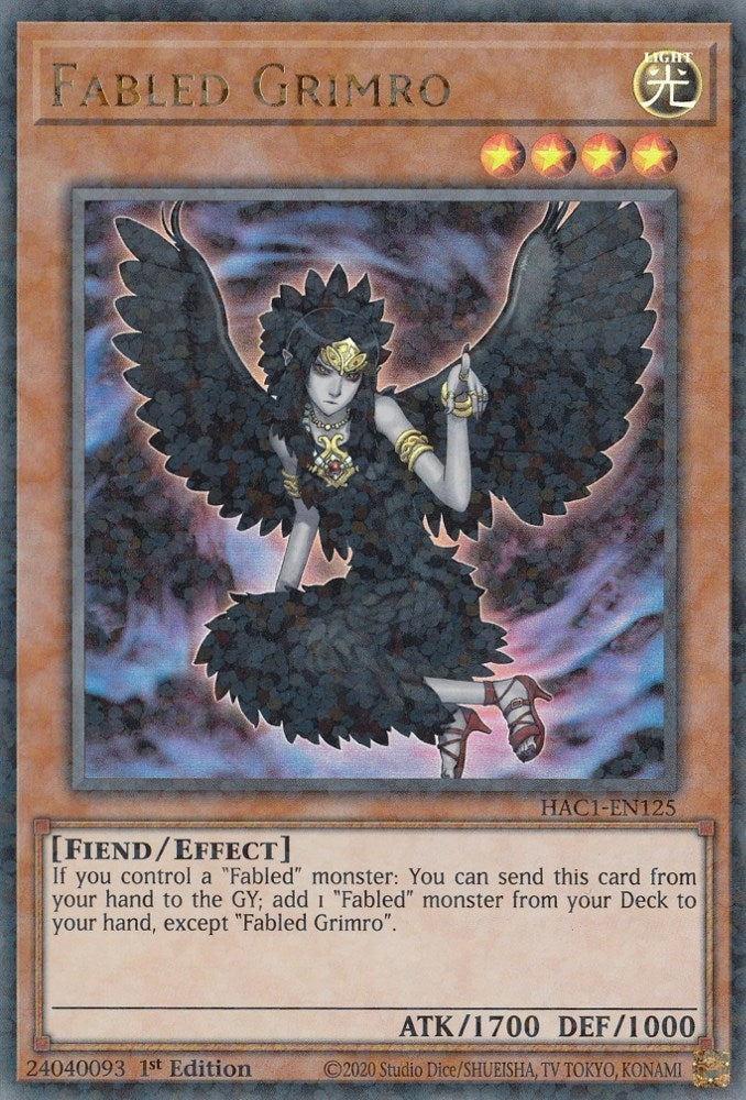 Fabled Grimro (Duel Terminal) (HAC1-EN125) (HAC1)