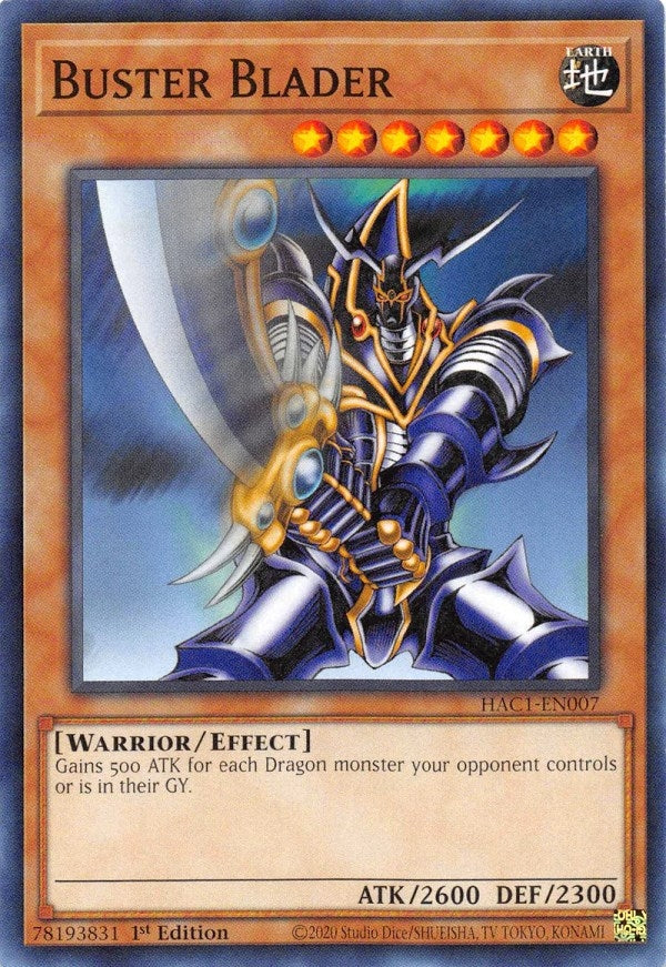 Image for Buster Blader (HAC1-EN007) (HAC1) - YuGiOh