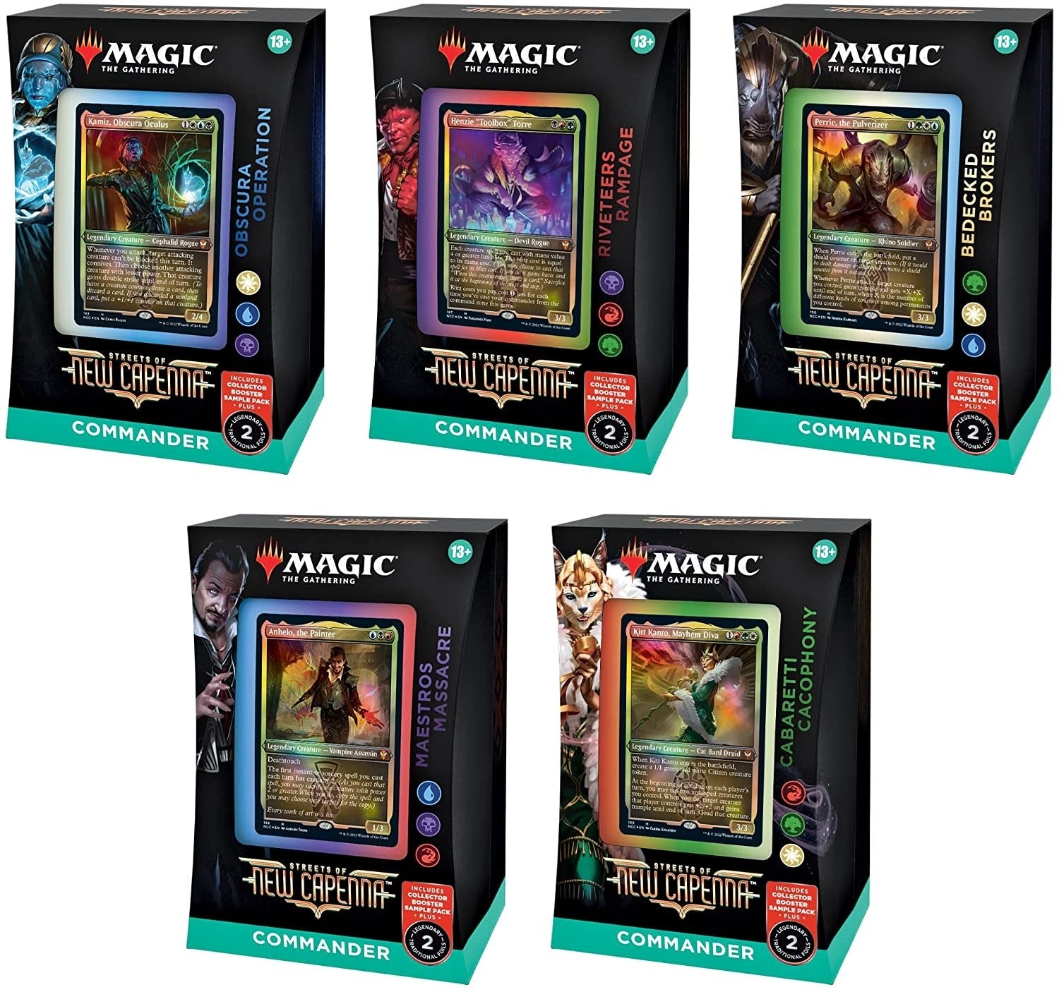 Image for Streets of New Capenna - Commander Deck Display - Magic: The Gathering