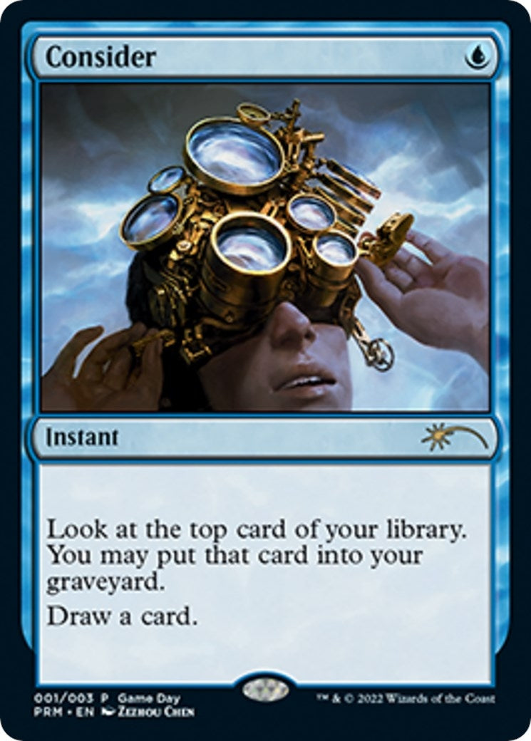 Image for Consider (1) (Game Day & Store Championship Promos) - Magic: The Gathering