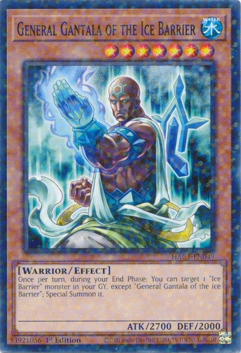 General Gantala of the Ice Barrier (Duel Terminal) (HAC1-EN049) (HAC1)