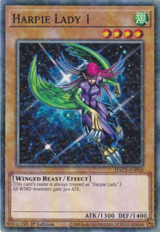 Harpie Lady 1 (Duel Terminal) (HAC1-EN010) (HAC1)