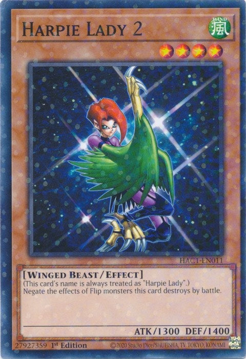 Harpie Lady 2 (Duel Terminal) (HAC1-EN011) (HAC1)