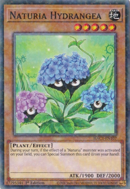 Naturia Hydrangea (Duel Terminal) (HAC1-EN107) (HAC1)